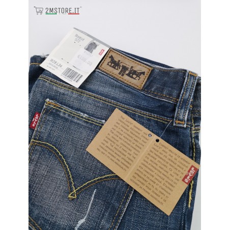 LEVI'S jeans LEVIS 572 Dark Blue STANDARD FIT BOOTCUT Leg Low Waist VINTAGE