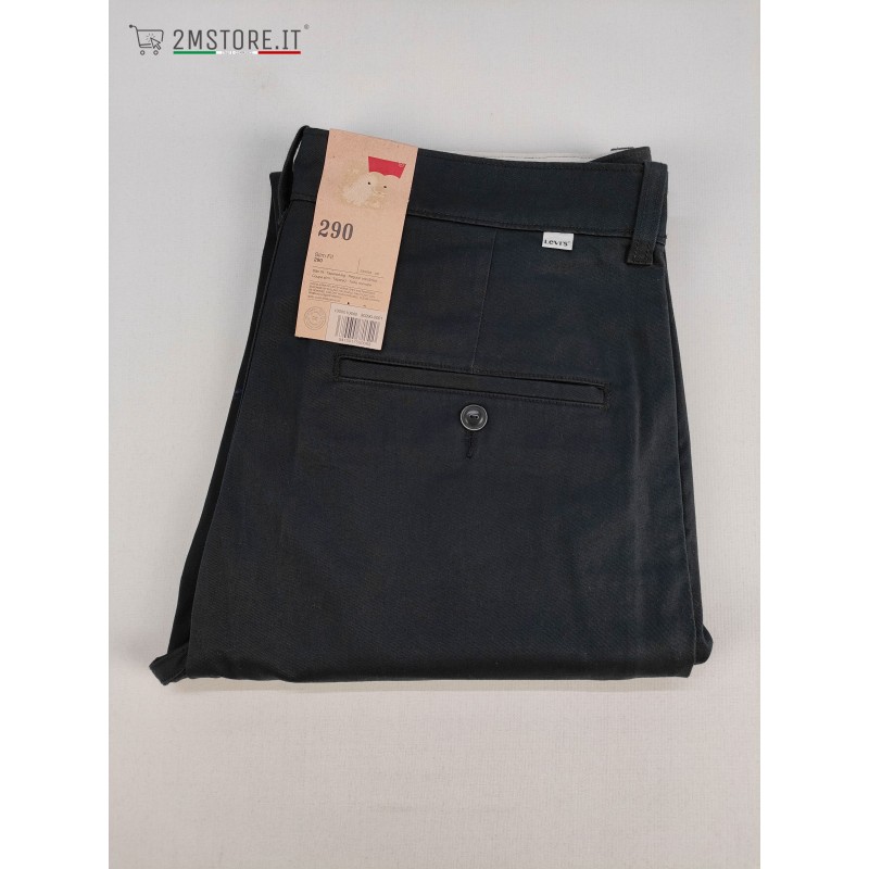 Jeans LEVIS Pantalone LEVI S 290 Nero Fumo Slim Fit Tapered Leg ORIGINAL VINTAGE