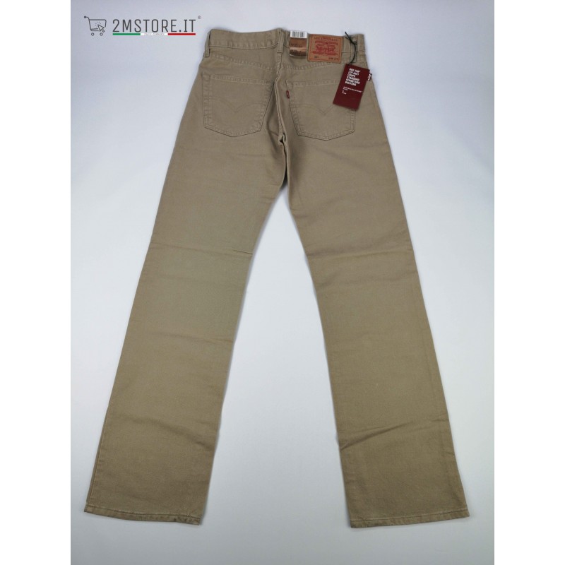 LEVI'S jeans LEVIS 551 RED TAB Dark Beige Standard Fit Straight Leg VINTAGE