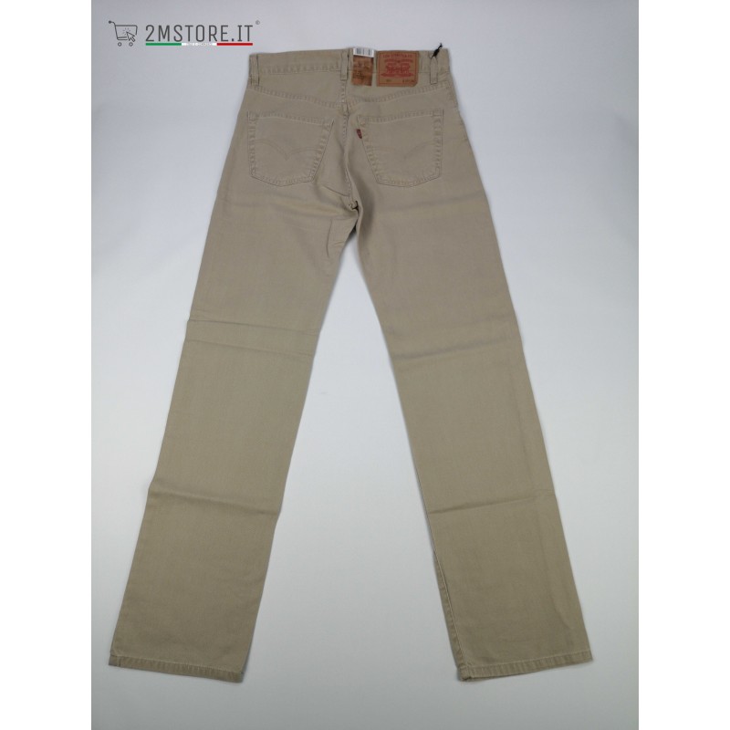 LEVI'S jeans LEVIS 551 RED TAB AGED VIELLI Beige Standard Fit Straight ...