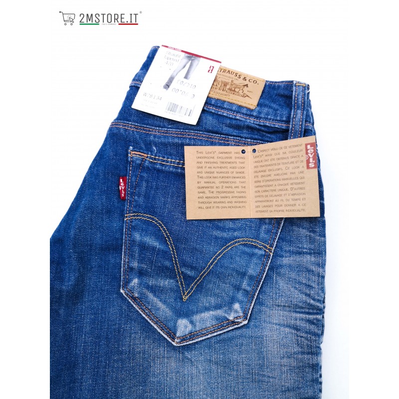 LEVI'S jeans LEVIS 470 Blue Stone Wash Sandard FIT Straight Tapered Leg ...